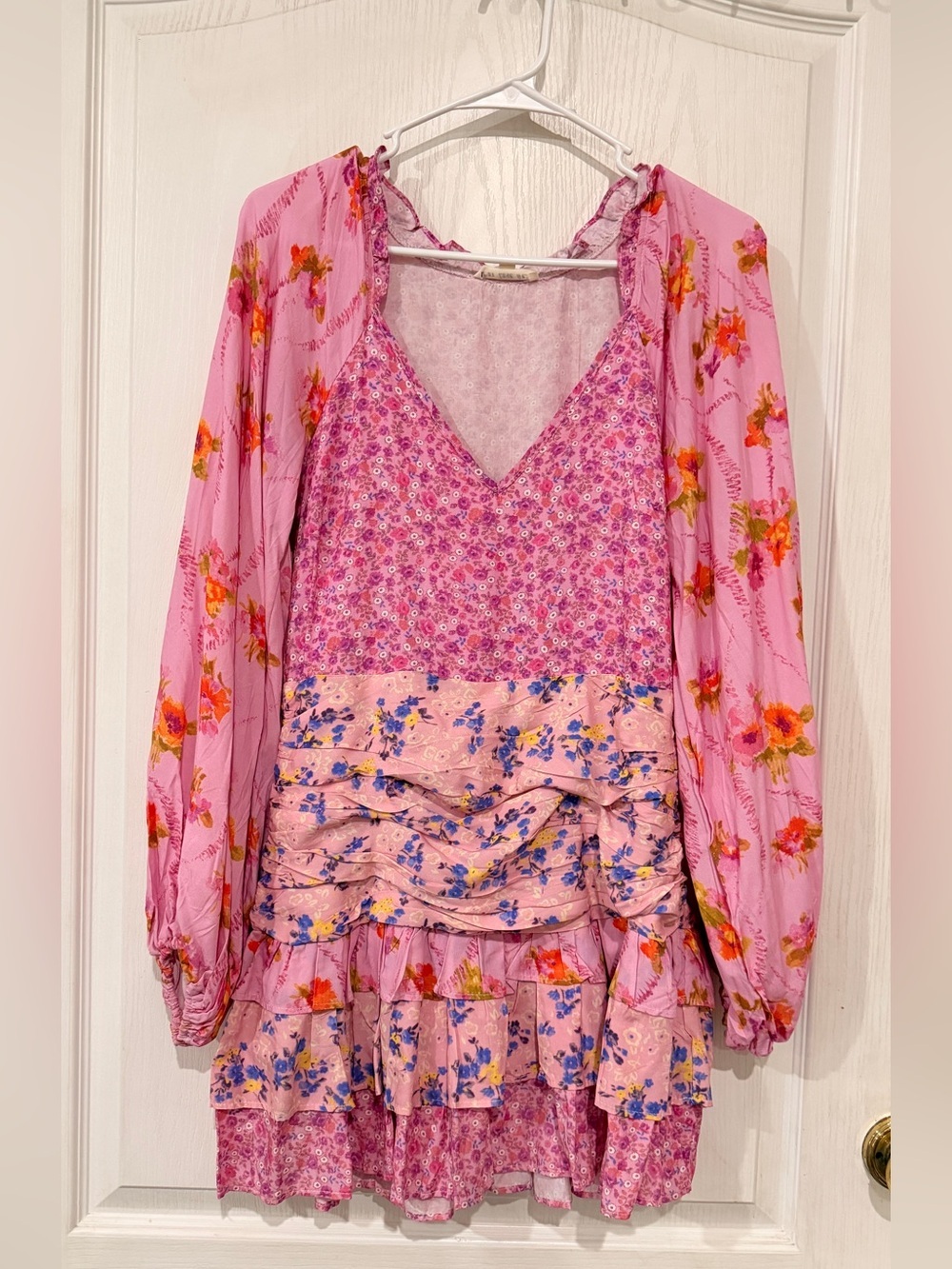 For Love Bell Pink Floral Dress